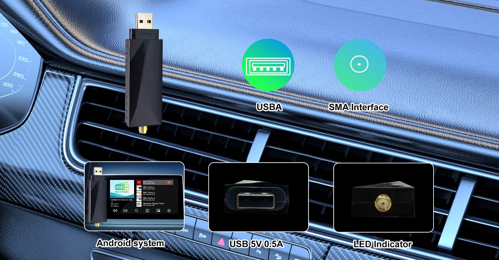 DAB220B (Car Multimedia Control)